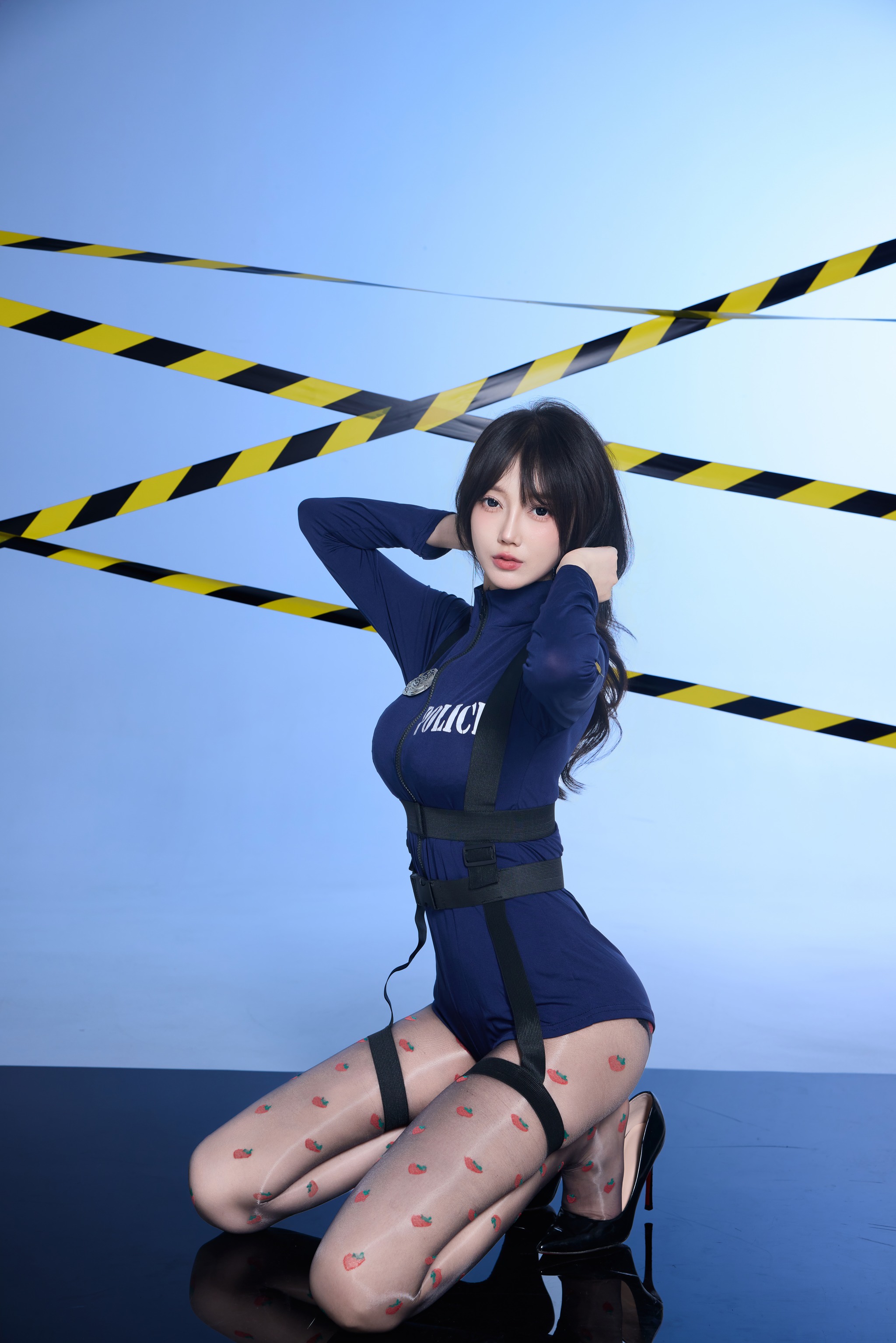 玥儿玥er - NO.029 蓝色性感制服 [78P]-XikXak
